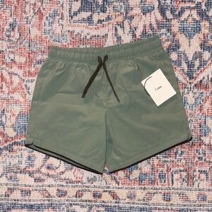 Cadets Cabana Swim Shorts in Green SZ 8/10 (24-27” Waist) NWT